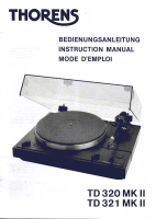 Thorens TD-320-Mk2-Owners-Manual